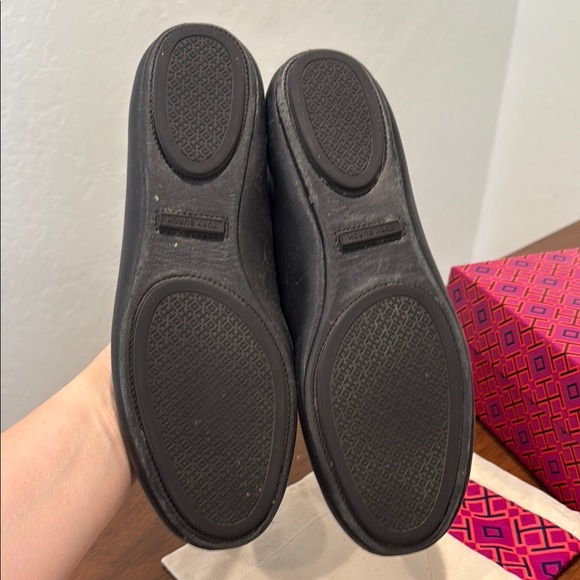 Tory Burch Minnie Travel Ballet Flats - Black size 9.5 - Picture 4 of 4
